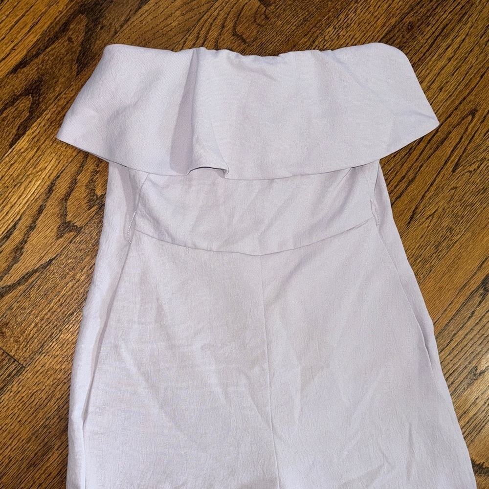 Babaton Lavender Wide Leg Strapless Jumpsuit Size 0 π - Picture 2 of 11